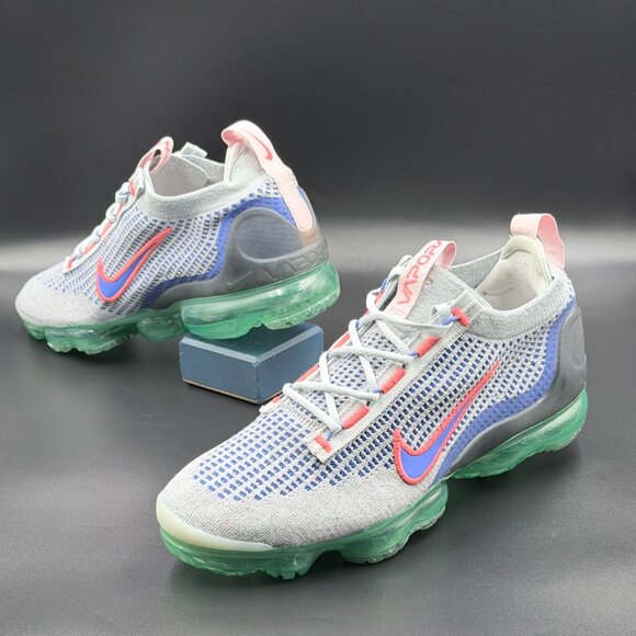 Nike Air VaporMax 2021 Flyknit 'Wolf Grey Medium Blue' - Picture 6 of 10